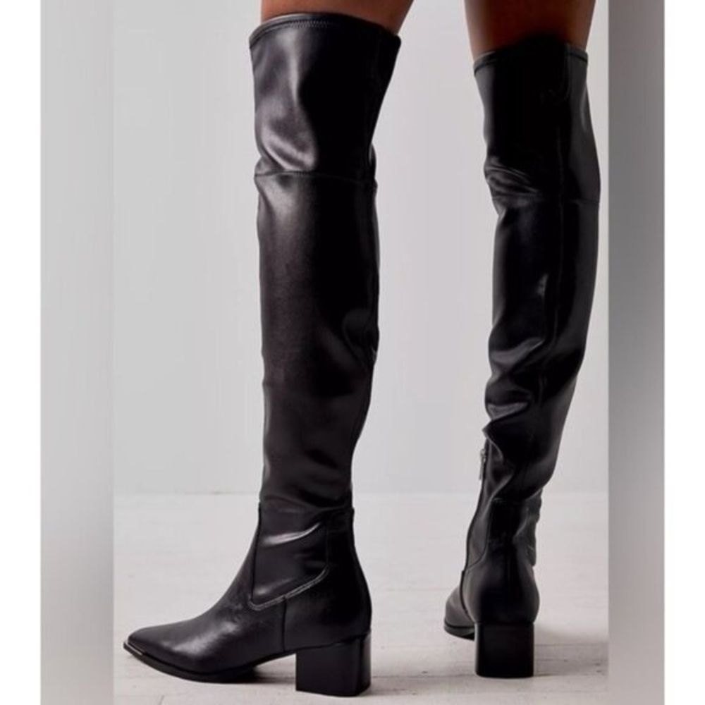 Marc Fisher Noemi Boots Over the Knee Black Size 7.5 - Picture 2 of 6